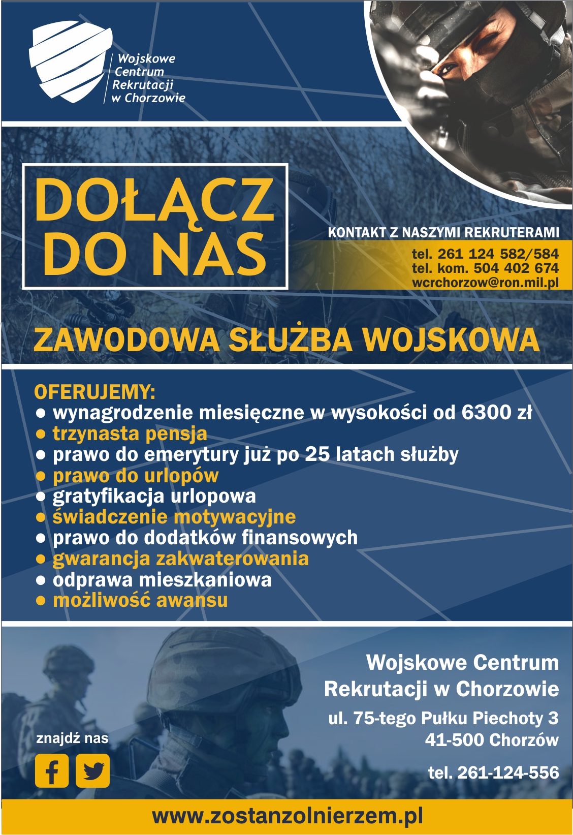Obrazek dla: Dobrowolna zasadnicza służba wojskowa